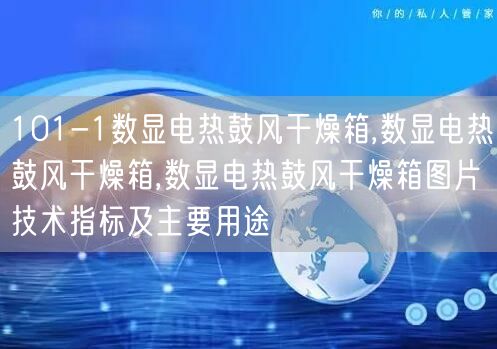 101-1数显电热鼓风干燥箱,数显电热鼓风干燥箱,数显电热鼓风干燥箱图片技术指标及主要用途(图1)