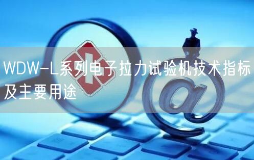 WDW-L系列电子拉力试验机技术指标及主要用途(图1)