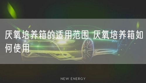 厌氧培养箱的适用范围 厌氧培养箱如何使用(图1)